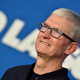 Apple CEO Tim Cook stands facing the distance during Apple TV+'s premiere of Ted Lasso Season 2 in 2021.
